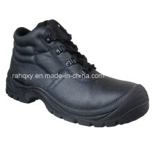 Chaussures de sécurité cuir fendu avec Mesh doublure (HQ03060)